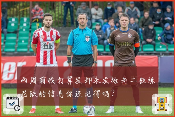 两周前我打算发却未发给老二教练尼欧的信息你还记得吗？